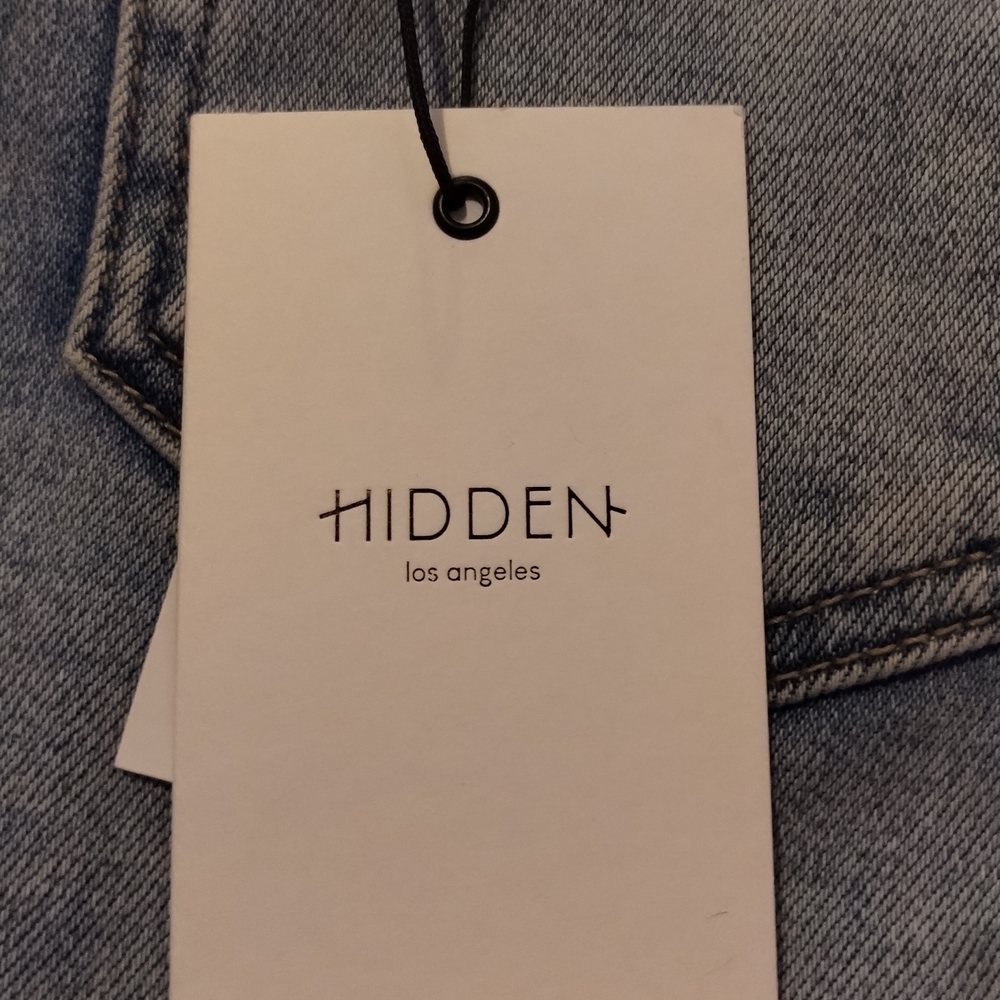 Buckle Straight Leg Pants - Light Blue